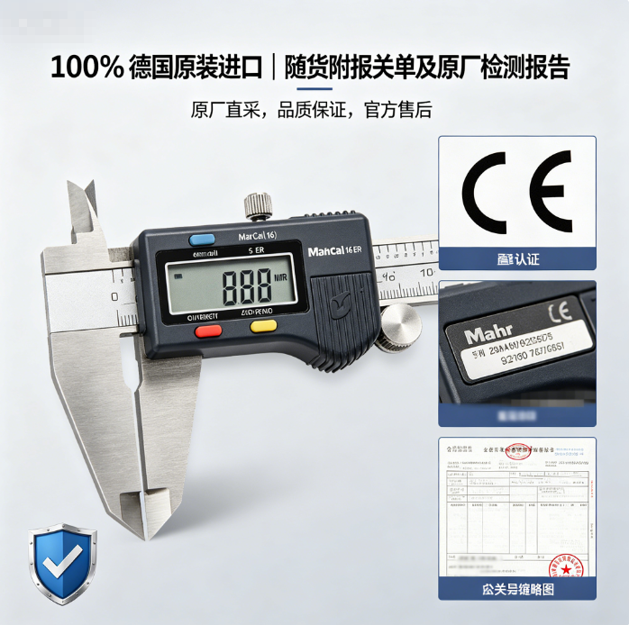 德国Mahr数显卡尺 0-150mm IP67防水 数据输出产品图