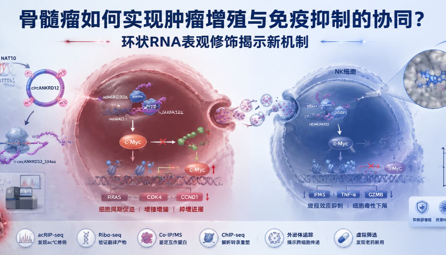 客户文章 | 骨髓瘤如何实现肿瘤增殖与免疫抑制的协同？环状RNA表观修饰揭示新机制