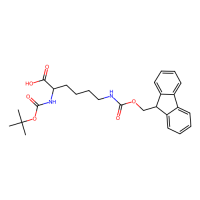 Nα-BOC-Nε-FMOC-L-赖氨酸,84624-27-1,≥98%,阿拉丁