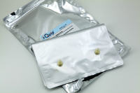 双直杆阀铝箔气体采样袋，i-Quip™, 类型:带两个直杆阀;阀门材质:聚丙烯