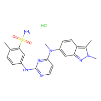 盐酸帕唑帕尼 (GW786034 HCl),635702-64-6,≥98%,阿拉丁