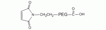 马来酰亚胺 PEG 羧酸, MAL-PEG-COOH，MW 3400 Da，阿拉丁产品图