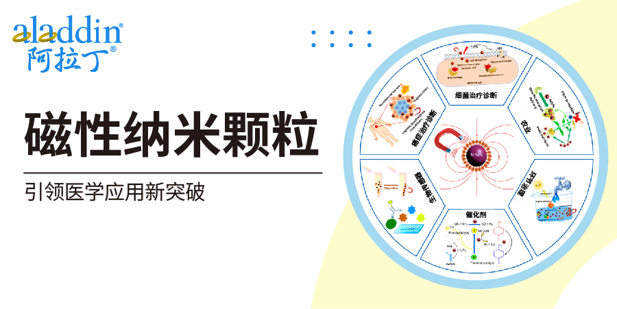 【阿拉丁】磁性纳米颗粒：微型纳米载体，支撑生物医学前沿科研研究