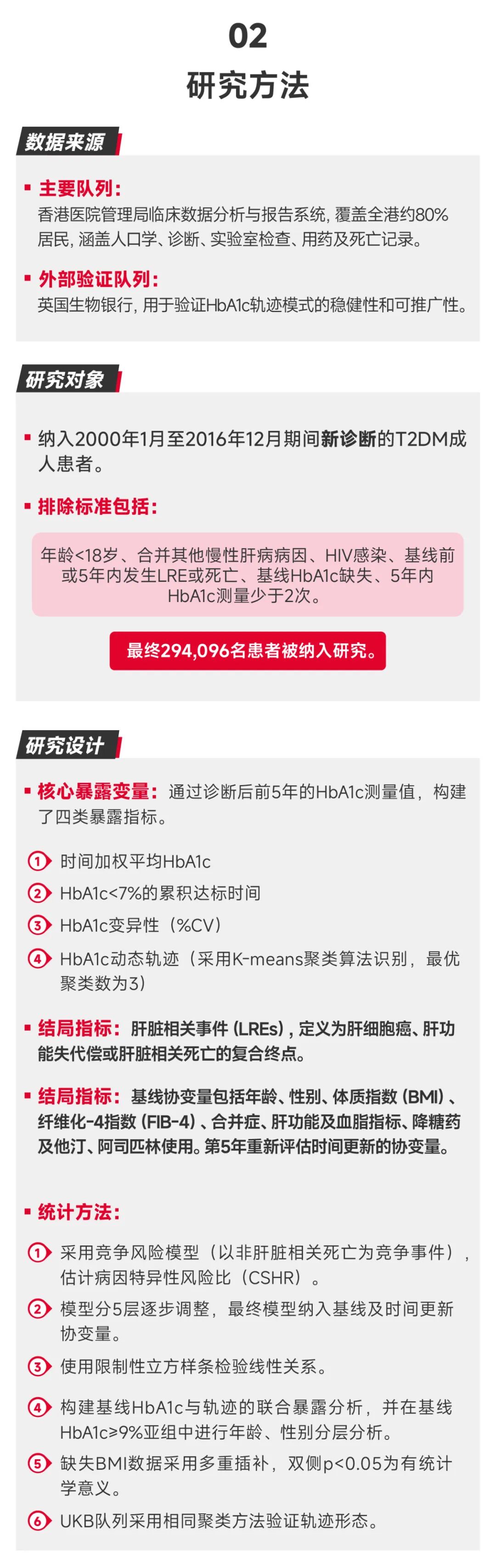 HbA1c轨迹研究方法
