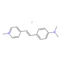 反式-4-[4-(二甲基氨基)苯乙烯基]-1-甲基吡啶鎓碘化物，68971-03-9，染料含量98%，阿拉丁
