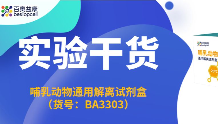 实验干货｜BA3303 哺乳动物组织通用解离试剂盒——消除解离偏倚，让单细胞悬液忠实还原组织原貌