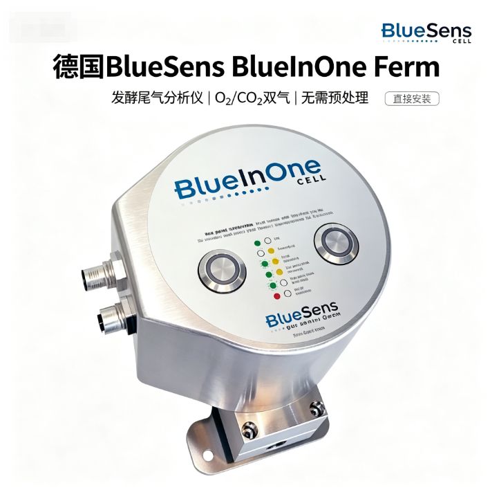 发酵尾气分析仪 德国BlueSens O₂/CO₂双气 无需预处理