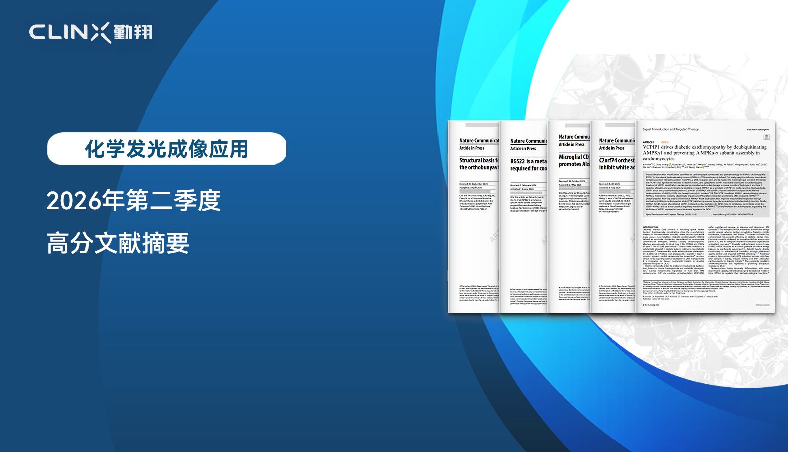 ChemiScope化学发光成像| 2026年第二季度高分应用文献摘要