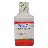DMEM 培养基 (高糖)，无菌过滤, BioReagent, 通过内毒素测试, 用于细胞培养, 无菌，阿拉丁
