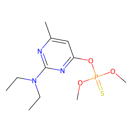 甲基嘧啶磷,29232-93-7,分析标准品, 0.100mg/ml in methanol,阿拉丁产品图