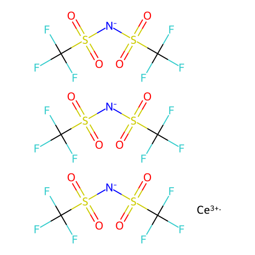 双(三氟甲磺酰基)亚胺铈(III)，1046099-39-1，≥98%(T)，阿拉丁产品图