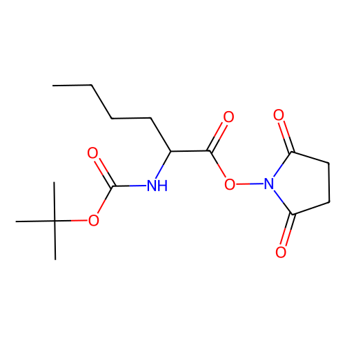 Boc-L-正亮氨酸N-羟基琥珀酰亚胺酯，36360-61-9，98%(HPLC)，阿拉丁产品图