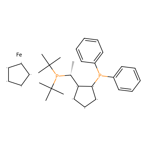 (R)-(-)-1-[(S)-2-(二苯基膦基)二茂铁基]乙基二叔丁基膦，155830-69-6，≥97%，阿拉丁产品图