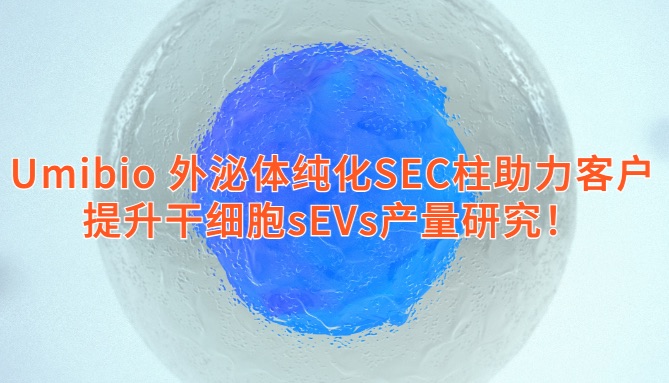 IF=11 | Umibio 外泌体纯化SEC柱助力客户提升干细胞sEVs产量研究！