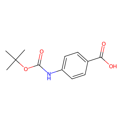 4-(Boc-氨基)苯甲酸,66493-39-8,≥98%(HPLC),阿拉丁产品图