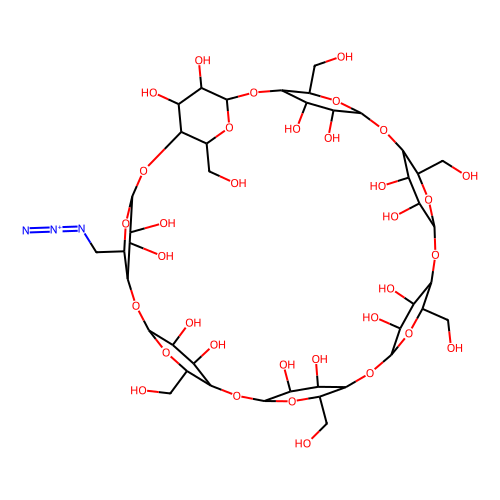 6A-叠氮基-6A-脱氧-β-环糊精,98169-85-8,≥85%(HPLC),阿拉丁产品图