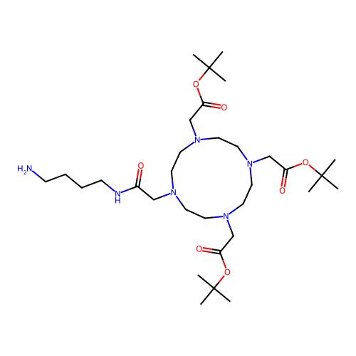 4-Aminobutyl-DOTA-tris(t-butyl ester)·TFA,1402393-59-2,≥95%,阿拉丁产品图