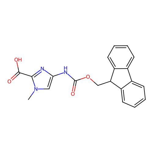 4-(Fmoc-氨基)-1-甲基-1H-咪唑-2-甲酸,252206-28-3,≥98%,阿拉丁产品图
