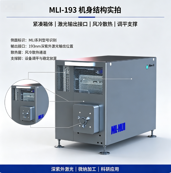 德国MLase MLI-193 准分子激光器 高能深紫外 生物实验室 材料切削设备产品图