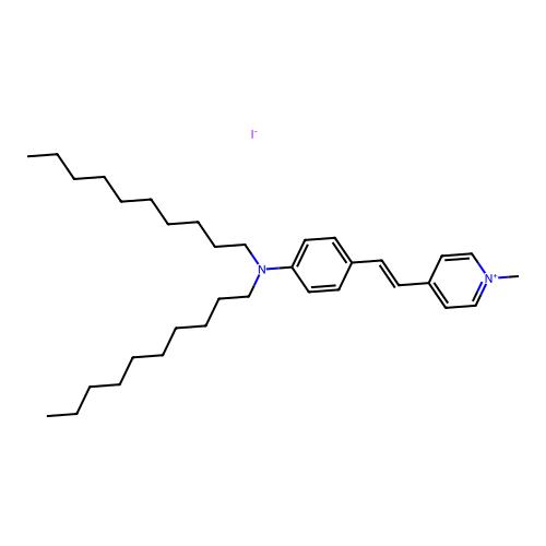 4-Di-10-ASP (亲脂性荧光探针) ,95378-73-7,BioReagent,用于显微镜,生物染色剂,适用于荧光分析,≥95%,阿拉丁产品图