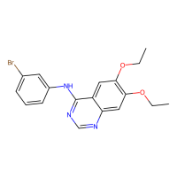 N-(3-溴苯基)-6,7-二乙氧基-4-喹唑啉胺 ,171745-13-4,Moligand™, ≥97%,阿拉丁