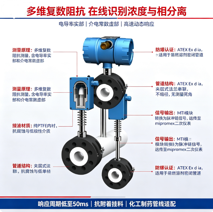 瑞士Aquasant TSS80 微波浓度传感器 ATEX防爆 化工制药在线监测产品图