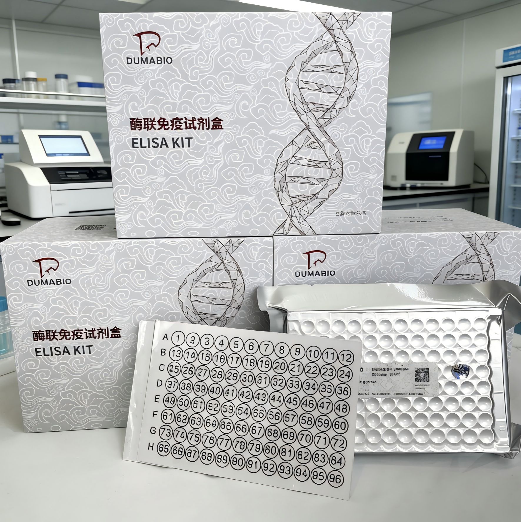 猪（Porcine）分泌性白细胞蛋白酶抑制因子(SLPI)ELISA检测试剂盒产品图