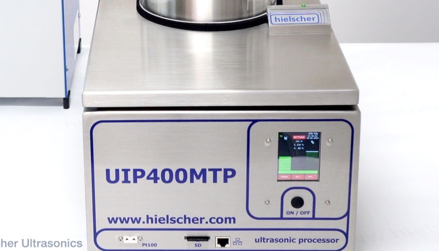 Hielscher UIP400超声处理器：高通量样品处理的理想工具