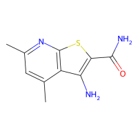 3-氨基-4，6-二甲基噻吩并[2，3-b]吡啶-2-甲酰胺，67795-42-0，≥98%，阿拉丁