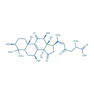 3β,7β,12β-三羟基-11,15,23-三羰基-羊毛甾-8,20-二烯-26-酸产品图