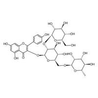 山柰酚-3-O-(2"-O-β-D-葡萄糖基)-β-D–芸香糖苷
