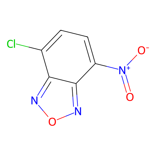 4-氯-7-硝基-2,1,3-苯并氧杂噁二唑(NBD-Cl)，10199-89-0，≥98%，阿拉丁