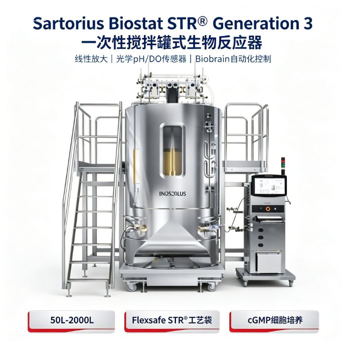 德国 Sartorius Biostat 一次性生物反应器 线性放大 GMP单抗生产