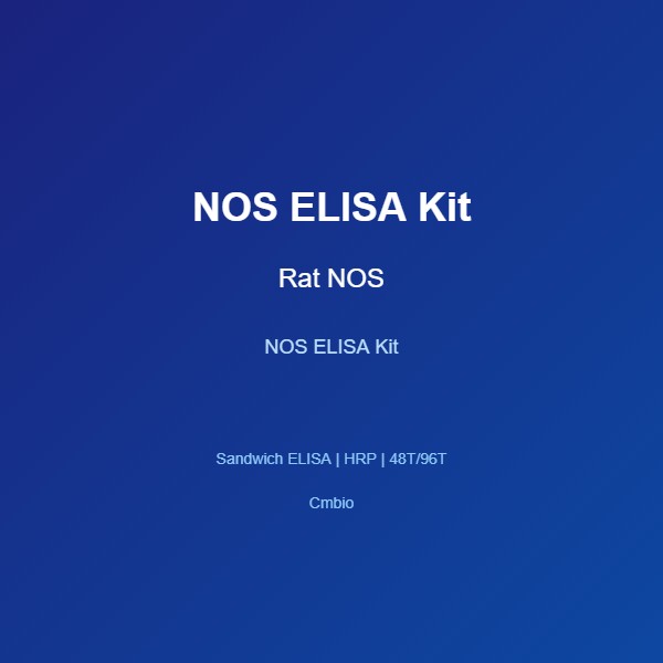 大鼠一氧化氮合成酶(NOS)ELISA试剂盒