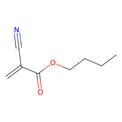 2-氰基-2-丙烯酸丁酯，6606-65-1，≥95%, stabilized with TBC，阿拉丁产品图