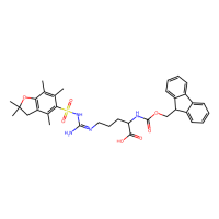Nα-Fmoc-Nω-Pbf-D-精氨酸,187618-60-6,≥98%,阿拉丁