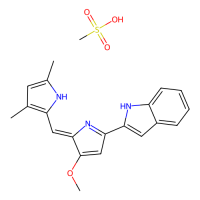 Obatoclax Mesylate (GX15-070),803712-79-0,10mM in DMSO,阿拉丁