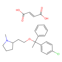 Clemastine (HS-592) fumarate,14976-57-9,10mM in DMSO,阿拉丁