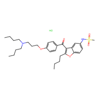 决奈达隆盐酸盐,141625-93-6,10mM in DMSO,阿拉丁