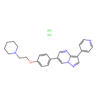 Dorsomorphin 2HCl,1219168-18-9,10mM in Water,阿拉丁