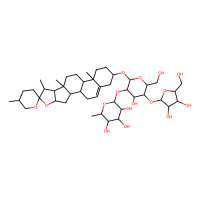 重楼皂甙A,50773-41-6,10mM in DMSO,阿拉丁