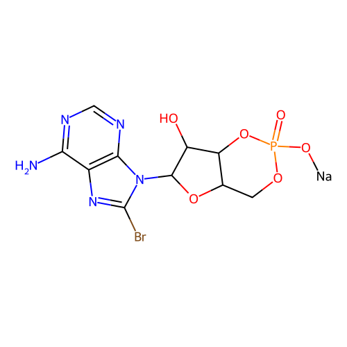8-Bromo-cAMP,76939-46-3,10mM in DMSO,阿拉丁产品图