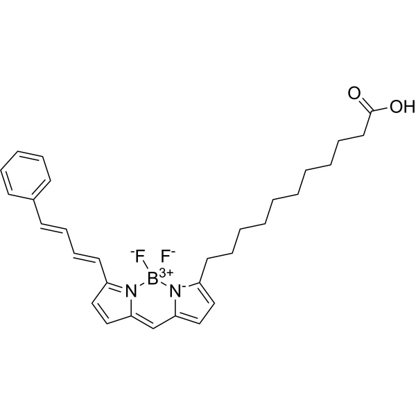 BODIPY 581/591 C11 (脂质过氧化传感器) ，217075-36-0，BioReagent,生物染色剂,适用于荧光分析,用于显微镜,≥98%，阿拉丁
