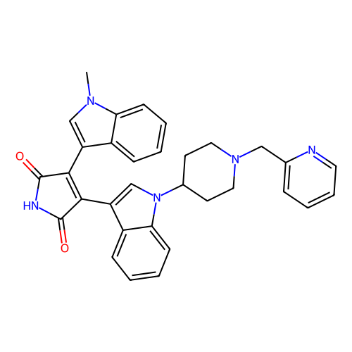 Enzastaurin(LY317615),PKCβ抑制剂,170364-57-5,Moligand™, ≥98%,阿拉丁产品图