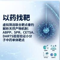 【以药找靶】虚拟筛选联合靶点垂钓解析天然产物机制:ABPP、SPR、CETSA、DARTS层层验证小分子中药单体靶点