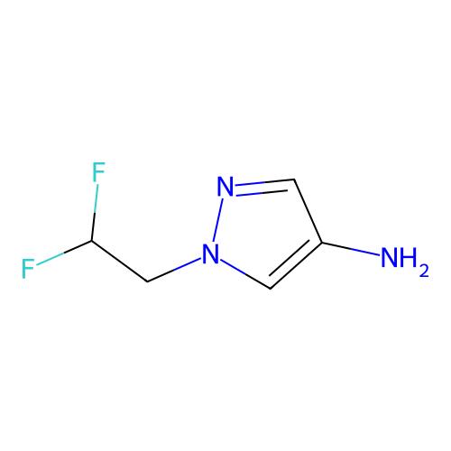 1-(2,2-二氟乙基)-1H-吡唑-4-胺,1006333-08-9,≥97%,阿拉丁产品图