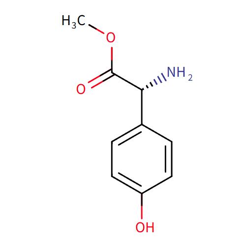 D-(-)-4-羟基苯甘氨酸甲酯,37763-23-8,≥98%,阿拉丁产品图