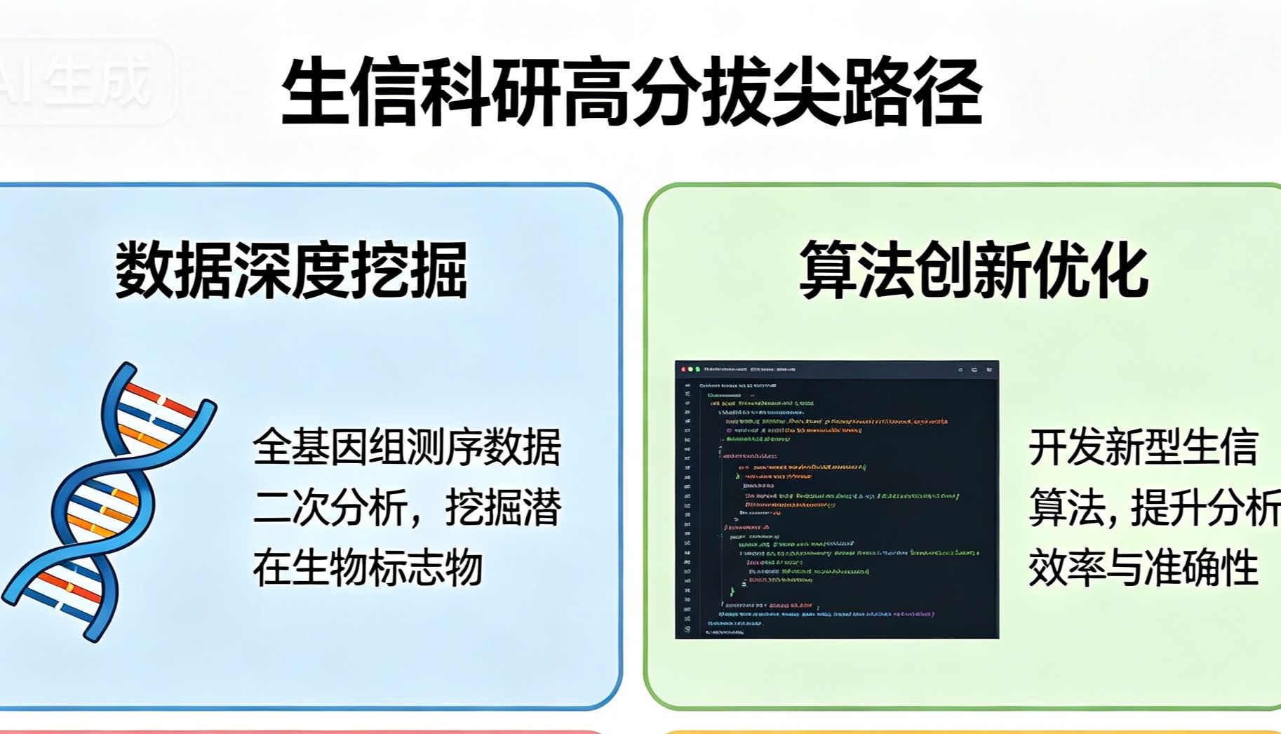 生信科研如何实现“高分拔尖”？（Part I）