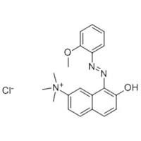 N,N,N-三甲基-7-羟基-8-[(2-甲氧 基苯基)偶氮]-2-萘季铵盐酸盐