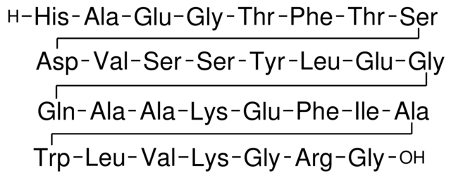 胰高血糖素样肽 1 片段 7-37 人,≥96%(HPLC),阿拉丁产品图